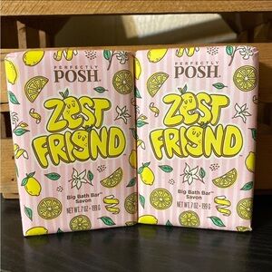 2 Perfectly Posh Zest Friend bath bars
